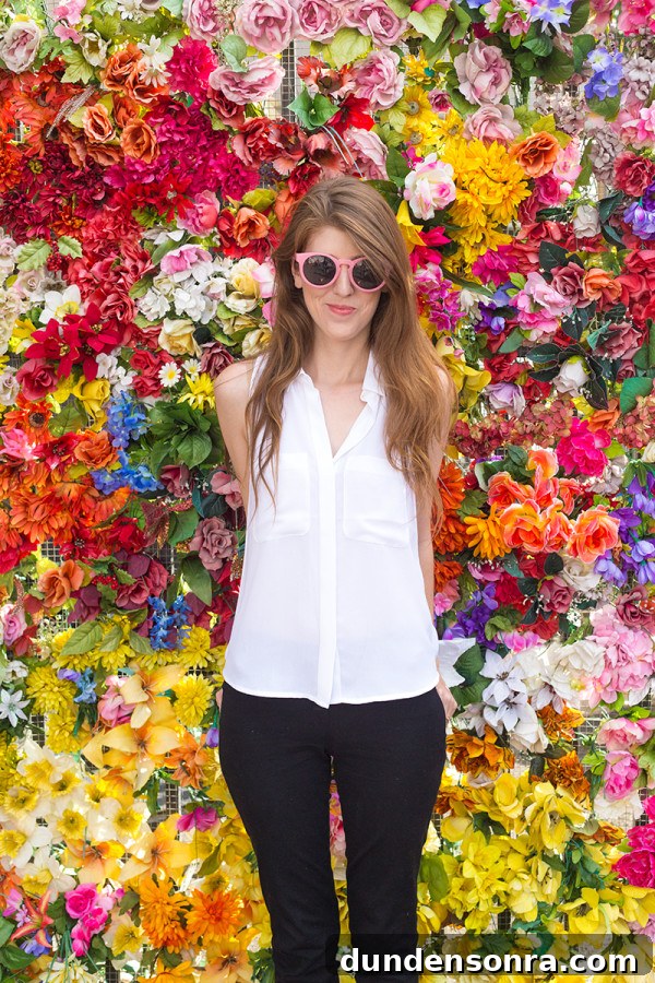 How I Built Studio DIY: My Personal Journey 15 A woman in white blouse and black pants