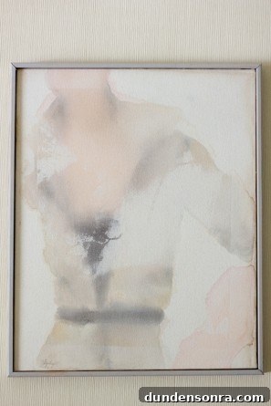 How I Built Studio DIY: My Personal Journey 6 An art piece of a girl in a coat