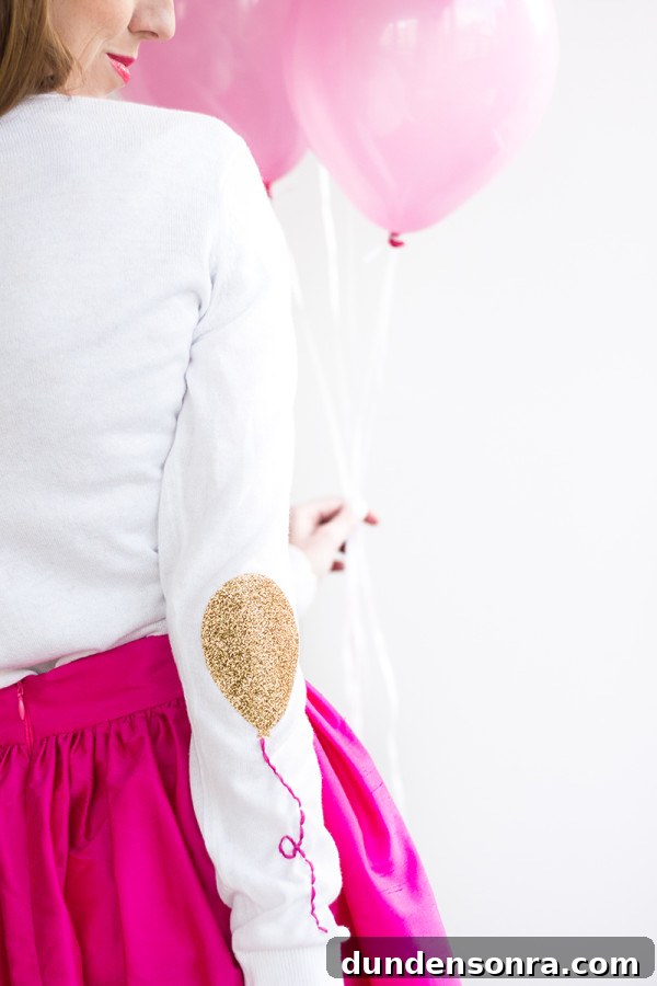 How to Make Balloon Elbow Patches for Jackets and Shirts 8 DIY Balloon Elbow Patches