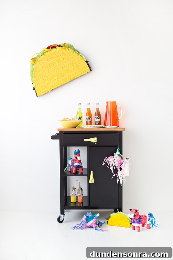 DIY Taco Party Cart1