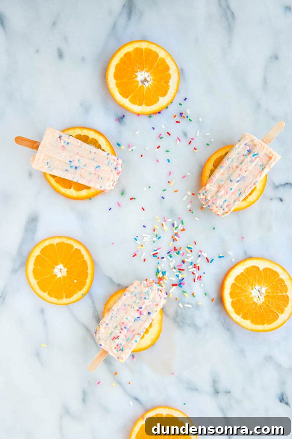 Funfetti Creamsicles