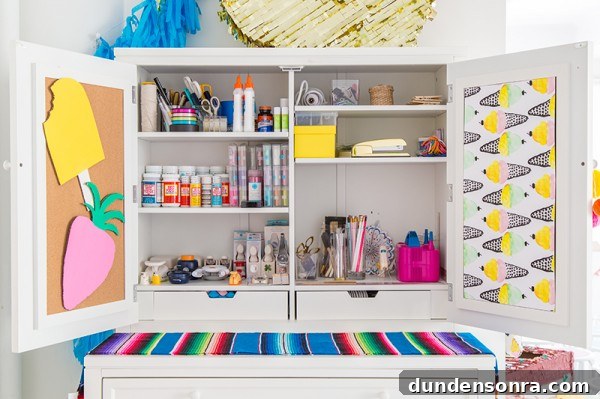 Studio DIY HQ Reveal: Inside the Ultimate Crafting Workspace 18 Craft Supply Storage