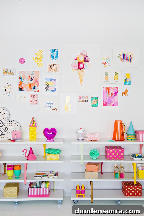 Studio DIY HQ Reveal: Inside the Ultimate Crafting Workspace 21 All the Color