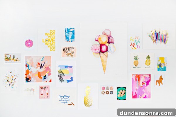 Studio DIY HQ Reveal: Inside the Ultimate Crafting Workspace 22 Colorful Gallery Wall