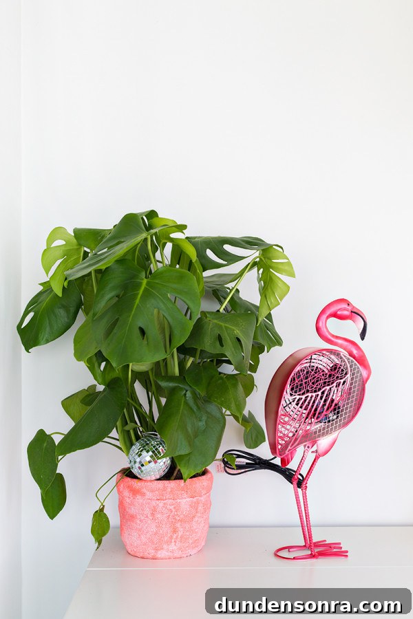 Studio DIY HQ Reveal: Inside the Ultimate Crafting Workspace 8 Flamingo Fan