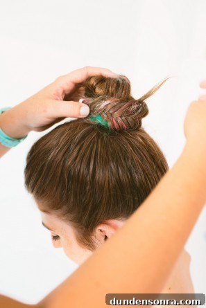 DIY Fishtail Top Knot (+ Hair Chalk!)