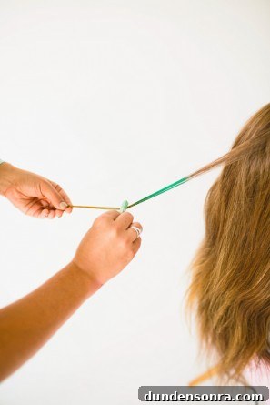 Party Hair Ideas for Brunettes: Hair Chalk Tips + Fishtail Top Knot 7 How-to: Hair Chalk for Brunettes