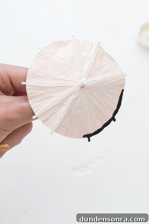 Make Colorful Striped Drink Umbrellas at Home 6 DIY Striped Drink Umbrellas