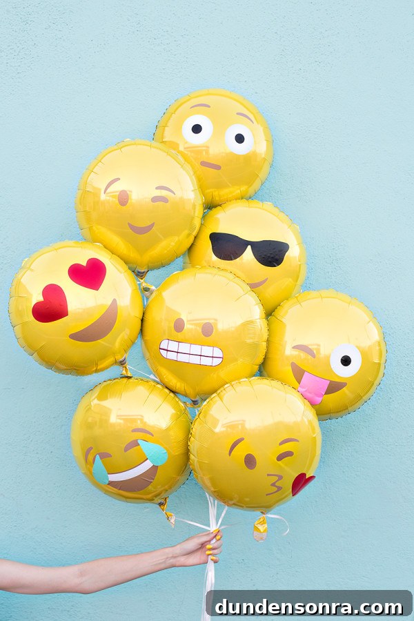 How to Make Emoji Balloons at Home: Fun DIY Guide 14 Balloon and Emoji
