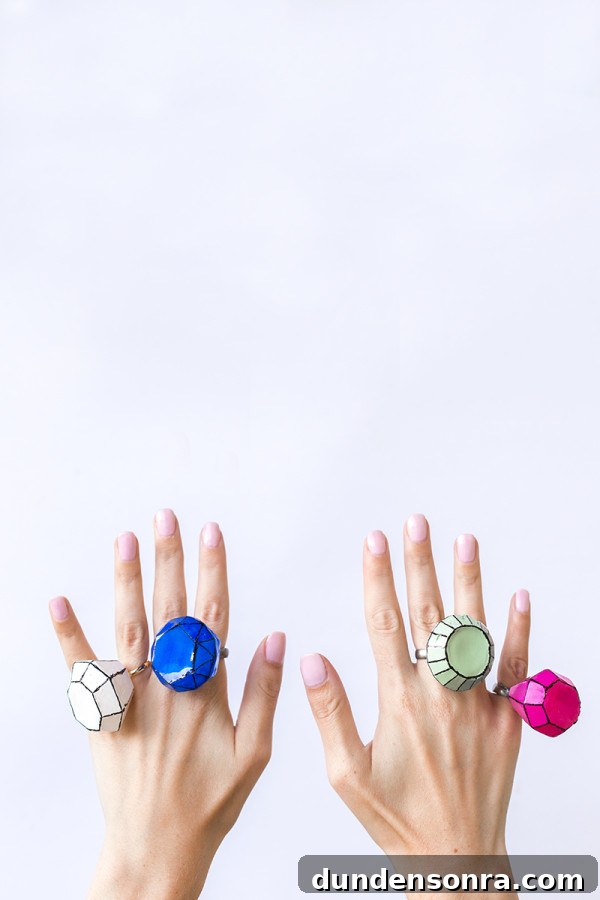 How to Make Oversized Gemstone Rings: DIY Step-by-Step Guide 13 DIY Giant Gem Rings