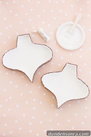 Cardboard ornaments 