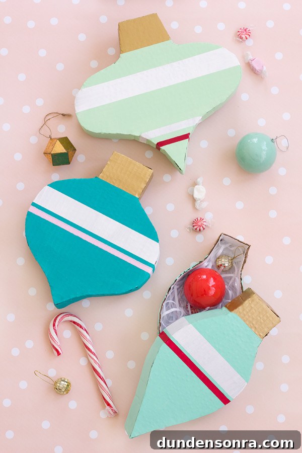 Handmade Ornament Boxes: Step-by-Step DIY Gift Packaging Ideas 3 Cardboard ornaments