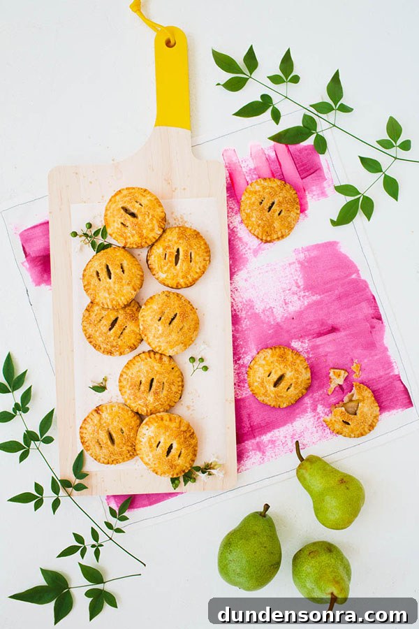 Vanilla Cardamom Pear Hand Pies — Homemade Mini Dessert Pies 2 Vanilla-Cardamom Pear Hand Pies