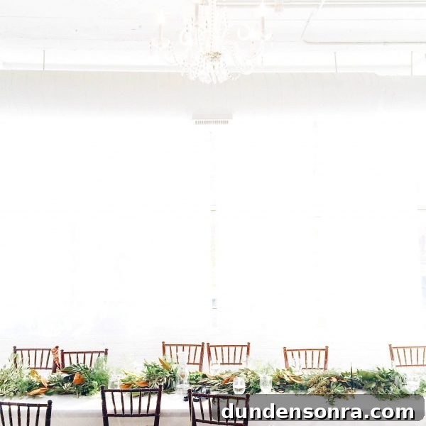 A table with seats and leaves in the middle 