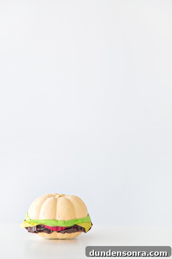 The top of a pumpkin 