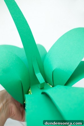 green paper strawberry leaves