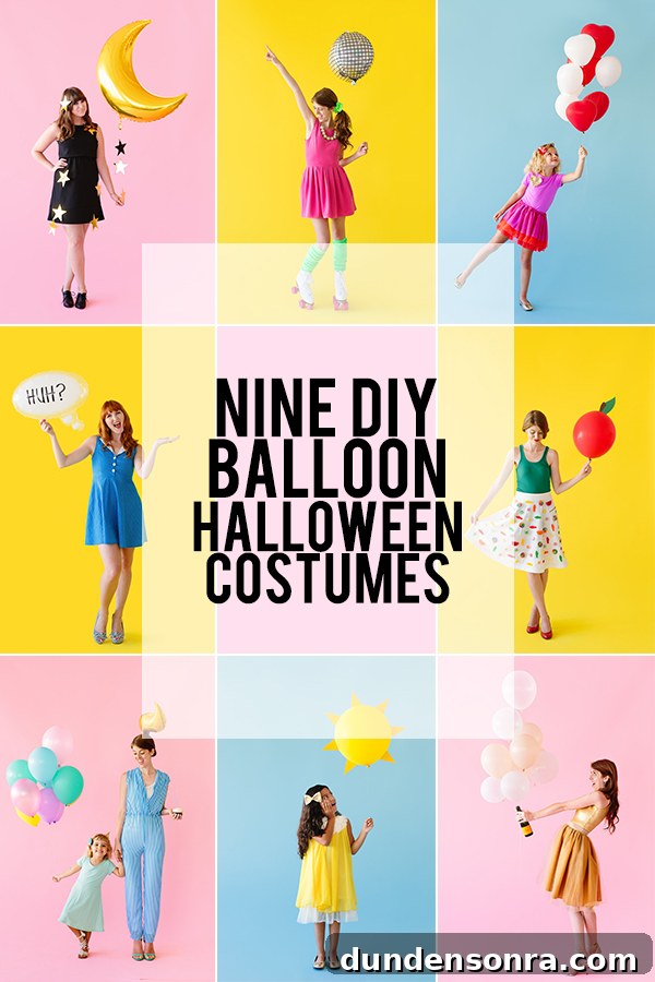 9 Creative DIY Halloween Costumes You Can Make with Balloons 2 Nine DIY Balloon Halloween Costumes