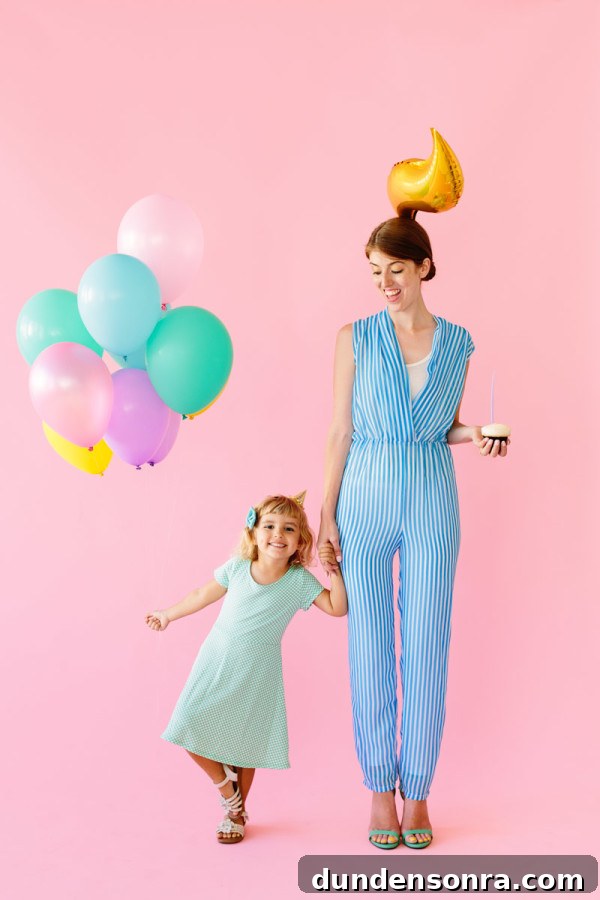 9 Creative DIY Halloween Costumes You Can Make with Balloons 7 DIY Birthday Girl and Birthday Candle Costumes