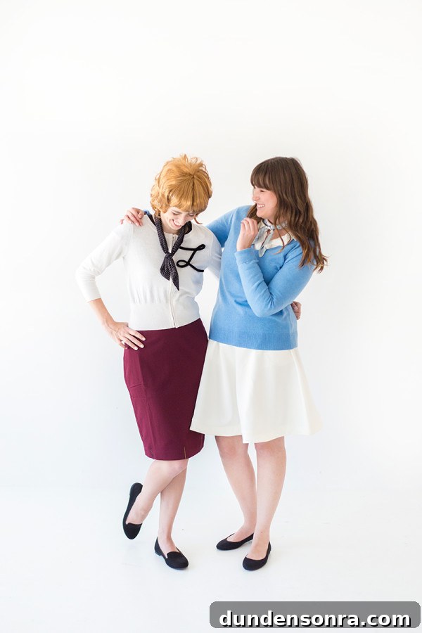 DIY Laverne & Shirley Costume