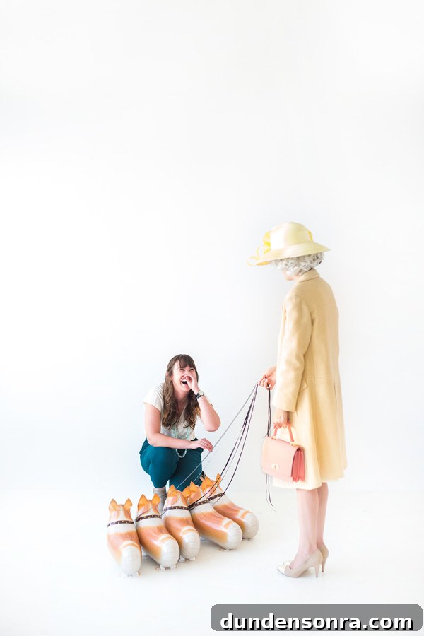DIY Queen of England Costume