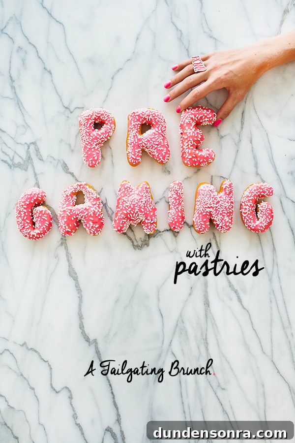 Pregaming with Pastries: A Tailgating Brunch