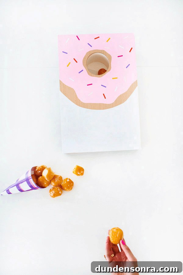 DIY Donut Cornhole