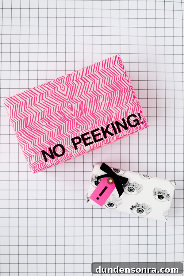 Creative Holiday Gift Wrapping Ideas to Impress Loved Ones 7 A pink wrapped box