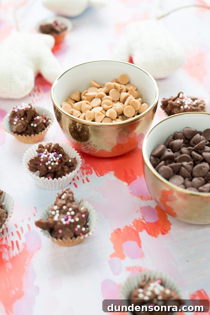 Chocolate Peanut Butter Crispy Candy Bars Recipe 4 Chocolate Peanut Butter Crispy Candies