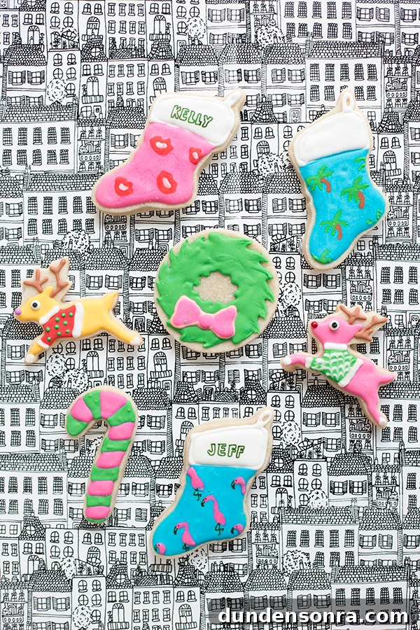 Printable Colorable Christmas Placemats — Holiday Kids Activity 6 Christmas Sugar Cookies