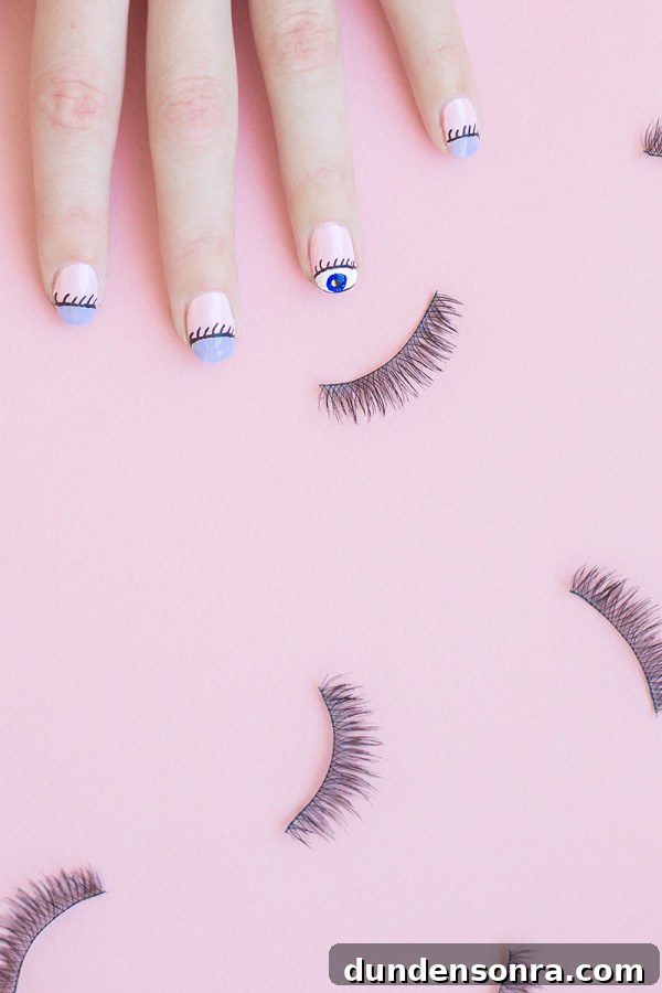 DIY Wink Wink Manicure Tutorial: Step-by-Step Cute Nail Art 9 DIY "Wink Wink" Mani