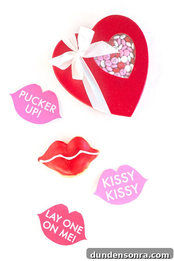 Donut Kiss and Tell: Valentine’s Day Printables & Treat Ideas 3 Kissy Kissy Free Printable Valentines
