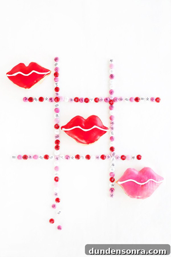 Donut Kiss and Tell: Valentine’s Day Printables & Treat Ideas 8 Kiss Tac Toe