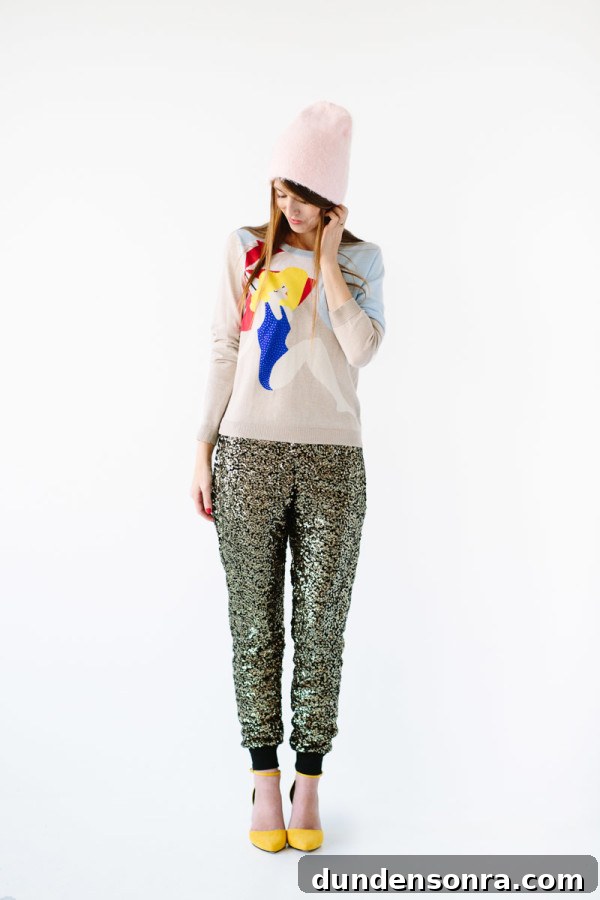 Stay Warm in Sequins
