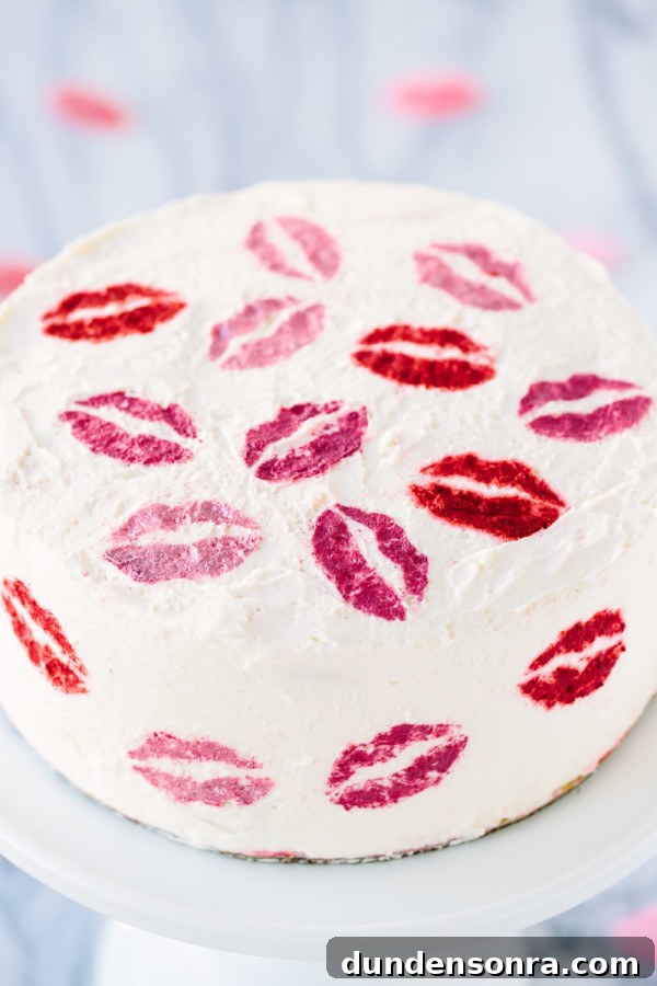 Pucker Up: Valentine’s Day Kiss & Cocktail Party 4 DIY Pucker Up Cake