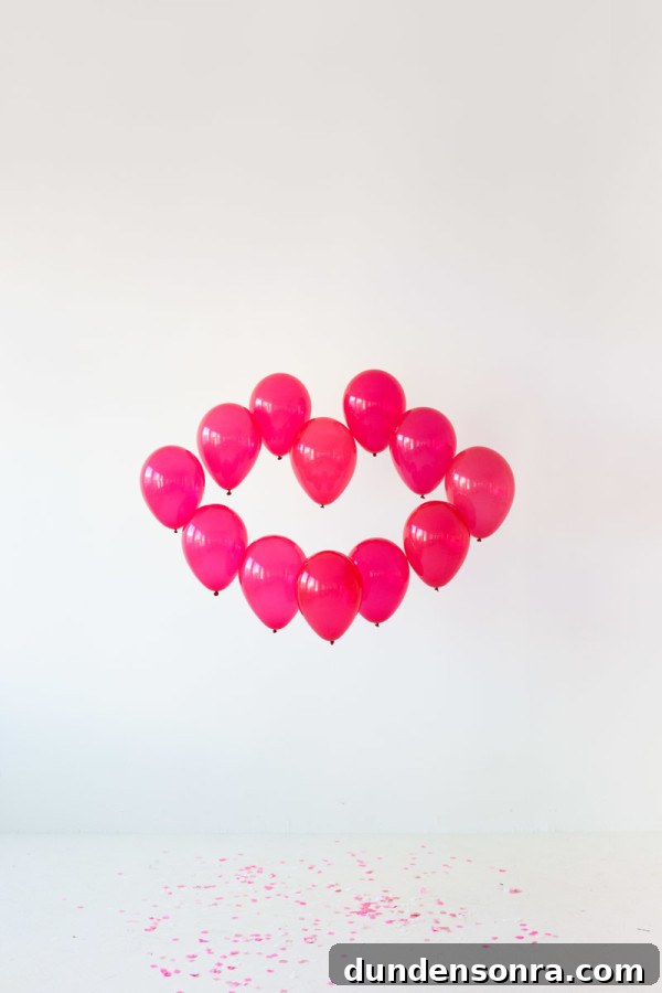 Pucker Up: Valentine’s Day Kiss & Cocktail Party 7 DIY Giant Balloon Kiss