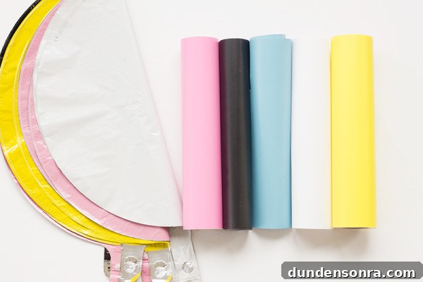 DIY Ice Cream Balloon Stickers