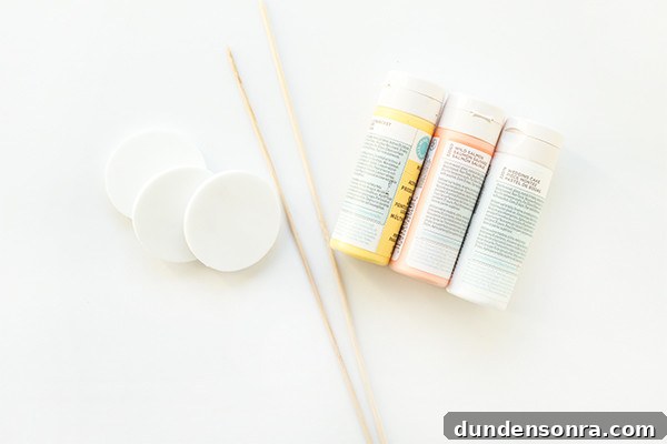 Pancake-Inspired Drink Stirrers You Can Make at Home 4 Paint bottles and sticks