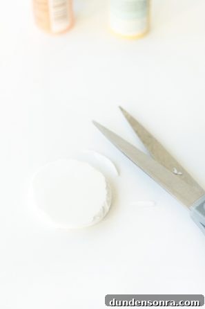 Scissors and clay
