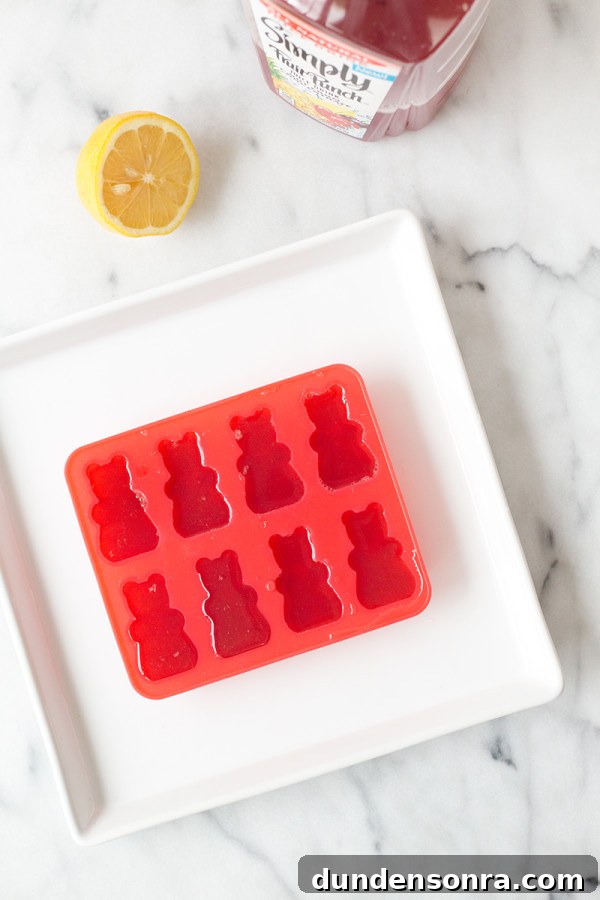 Gummy bear ice tray 