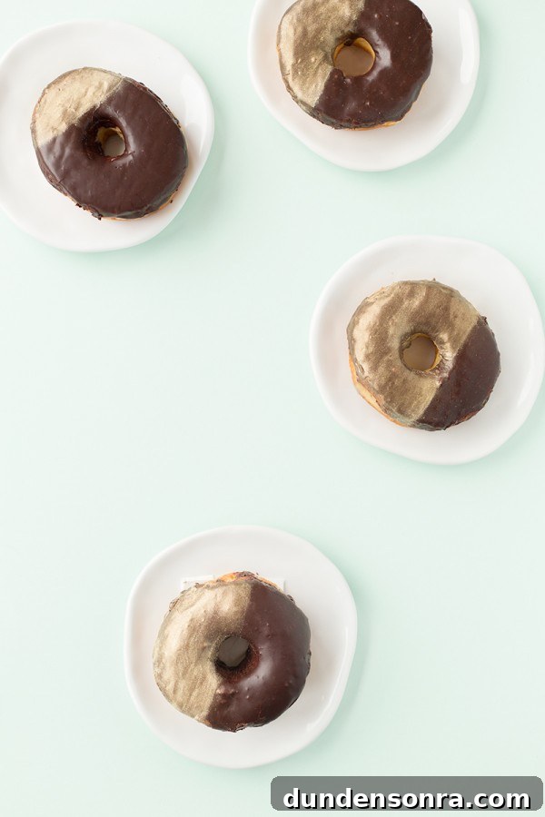 Gold Dipped Donuts