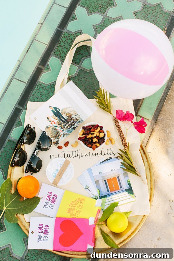 Meet the Mindells: What’s Inside Our Wedding Welcome Bags 5 Palm Springs Wedding Welcome Bags