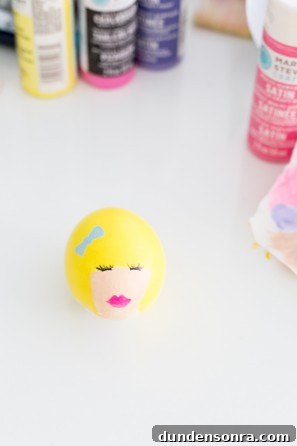 An egg with a face on it