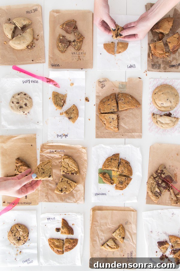 Cookies cut into fours 