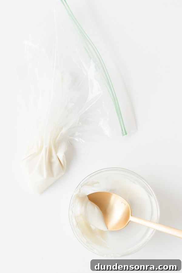 Frosting in a bag