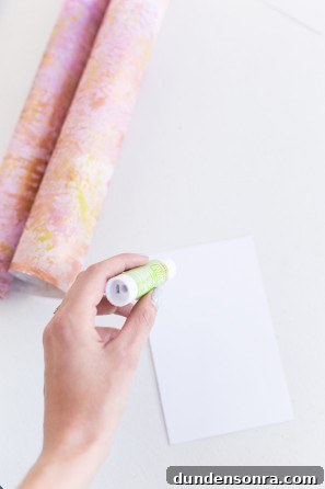 Someone holding glue