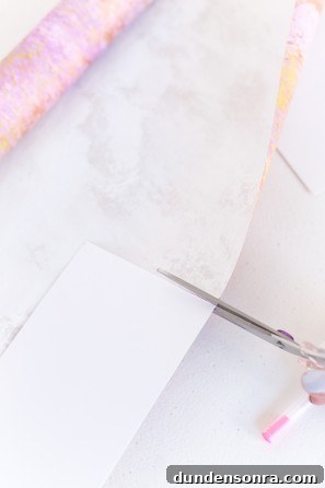 Scissors cutting a paper