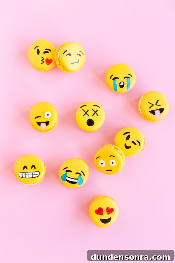 How to Make Emoji Macarons: Fun DIY Recipe & Decorating Tips 3 Emoji macarons