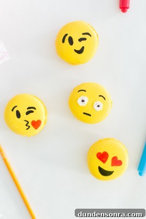 How to Make Emoji Macarons: Fun DIY Recipe & Decorating Tips 6 Emoji macarons