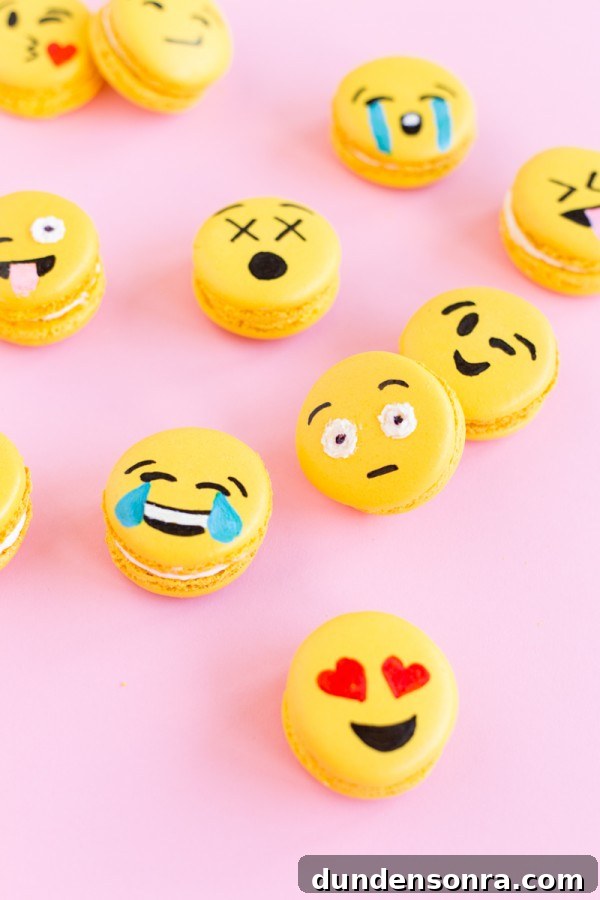 How to Make Emoji Macarons: Fun DIY Recipe & Decorating Tips 10 Emoji macaron