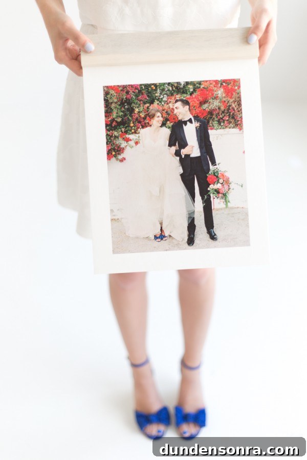 Someone holding a printed photo